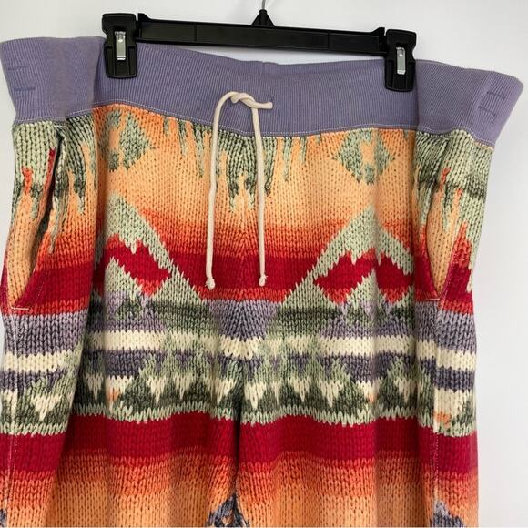 Polo Ralph Lauren Aztec Southwestern fleece sweat pants size XXL - Picture 3 of 12